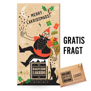 Bagsværd Lakrids Julekalender + GRATIS Plade Classic Lakrids & Fragt